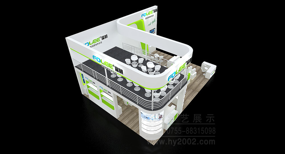 富林医疗展台设计效果图 展台设计效果图,展台设计,会展设计,展览设计