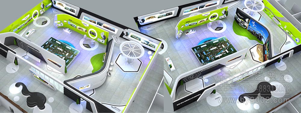 展厅轴测图 展厅轴测图