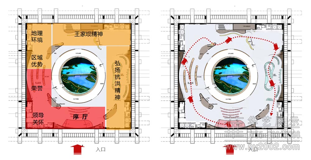 王家坝纪念馆一楼